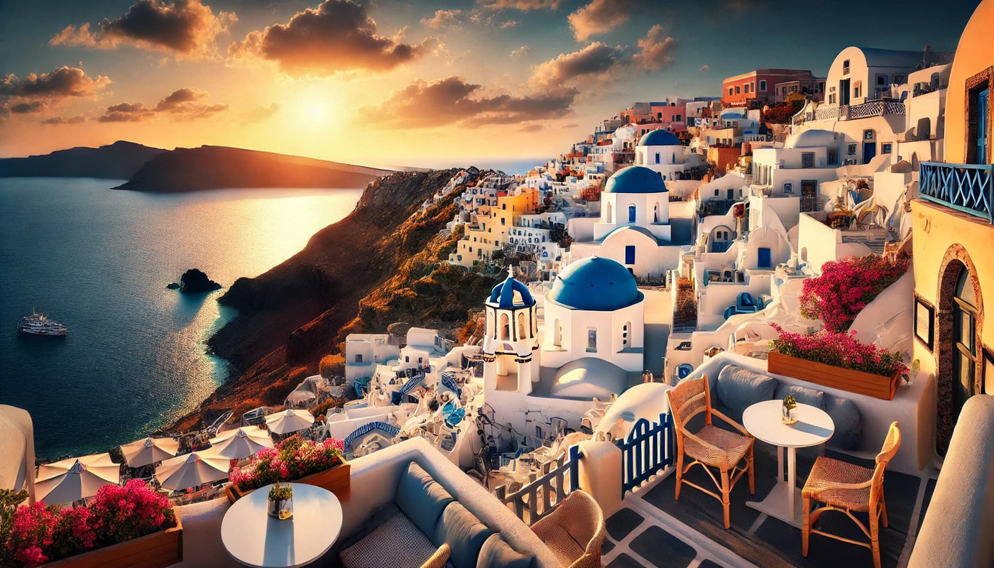 AI Image of Greek Landscape