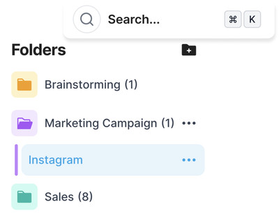 VelvetYuzu - chat folders